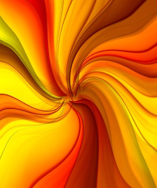 Minimalist artistic representation of flowing energy and relaxation